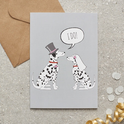 Wedding Card - Dalmatian