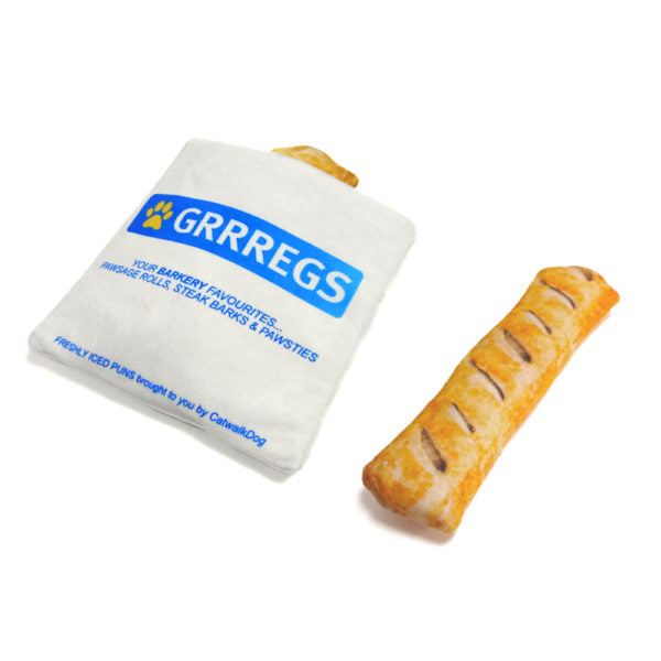 Grrregs Sausage Roll Plush Toy
