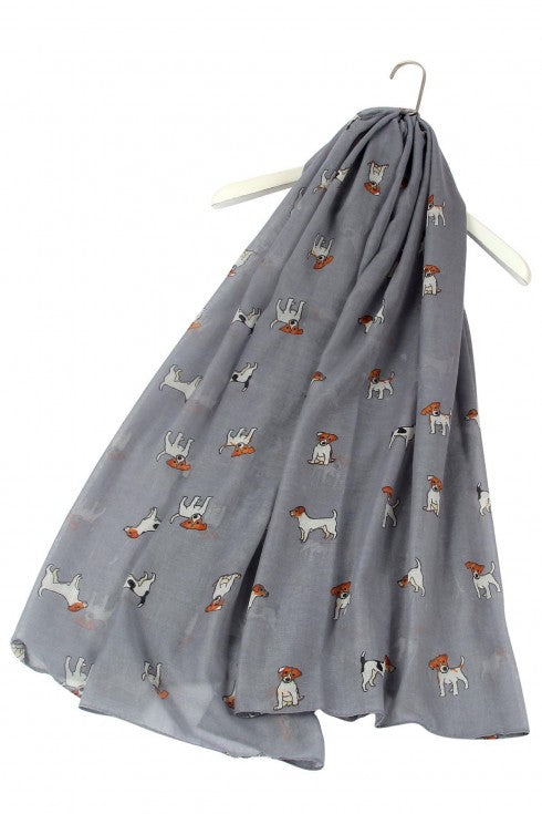 Jack Russell Terrier Design Scarf
