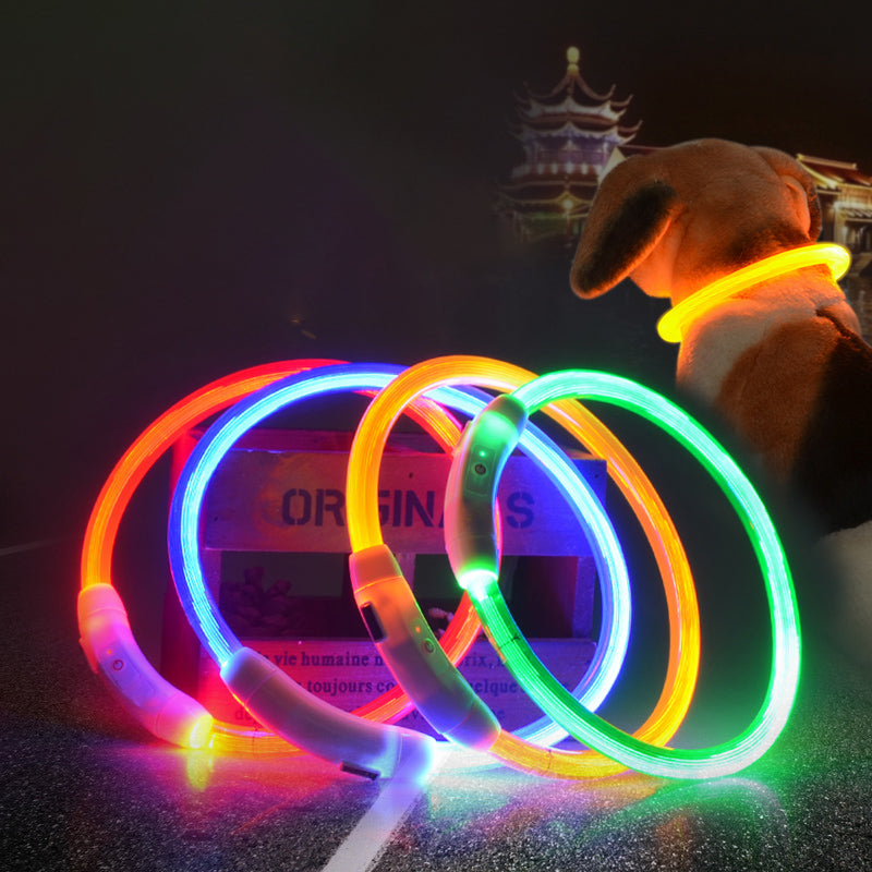 LED Safety Light Collar - Rechargeable