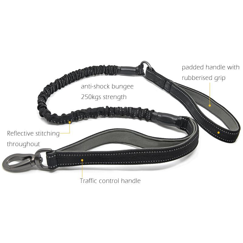 Anti Shock Bungee Leash LONG TRAFFIC GRIP