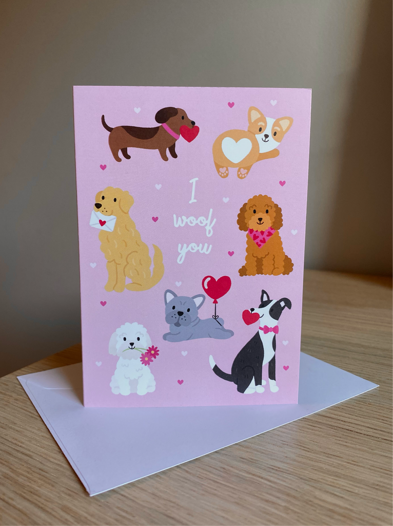 I Woof You Card