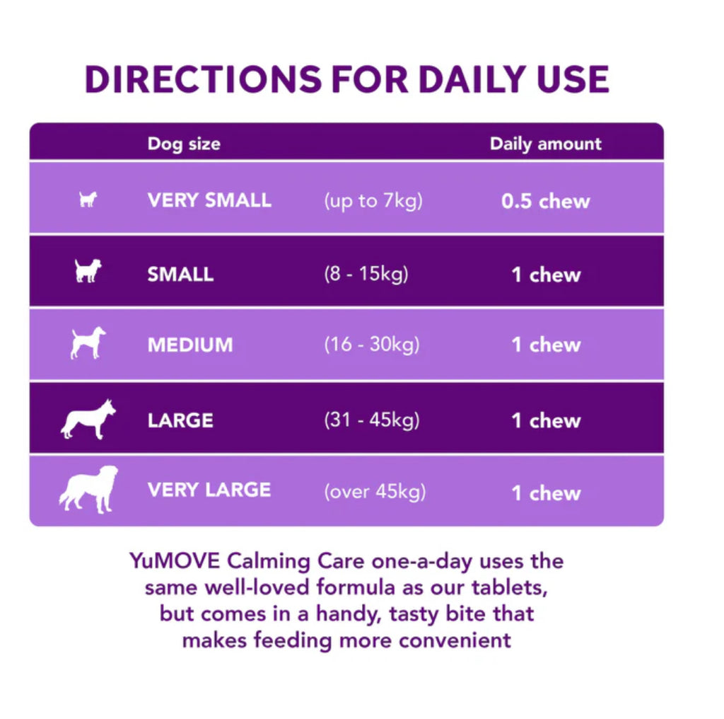 YuMOVE Calming Care One-A-Day for Dogs - 30s