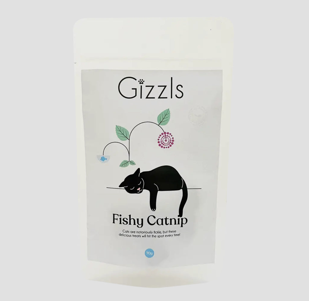 Gizzls 100% Natural fishy Catnip treats