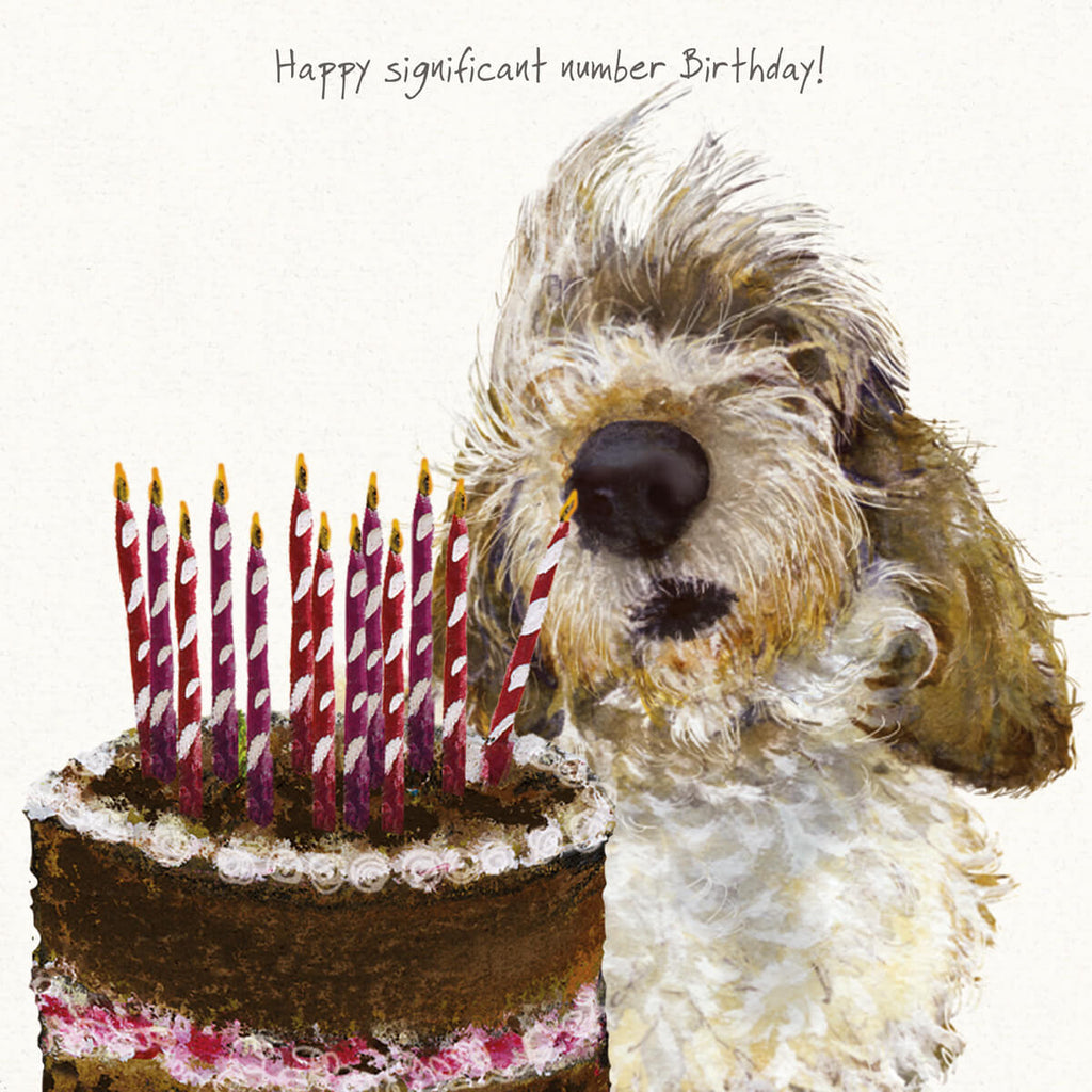 Happy Significant Number Birthday Card