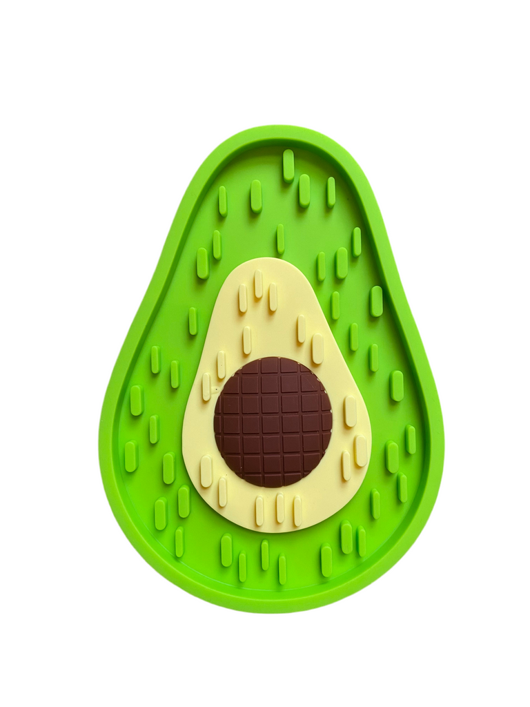 Avocado Treat Mat with suction cups