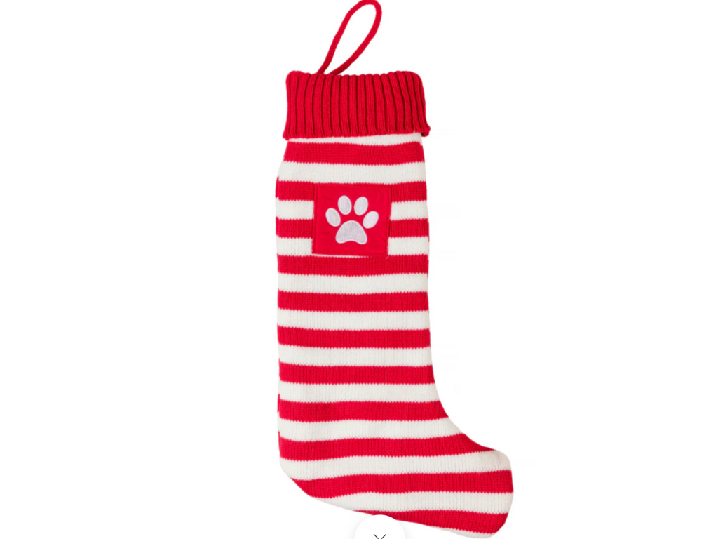 Striped Christmas Stocking