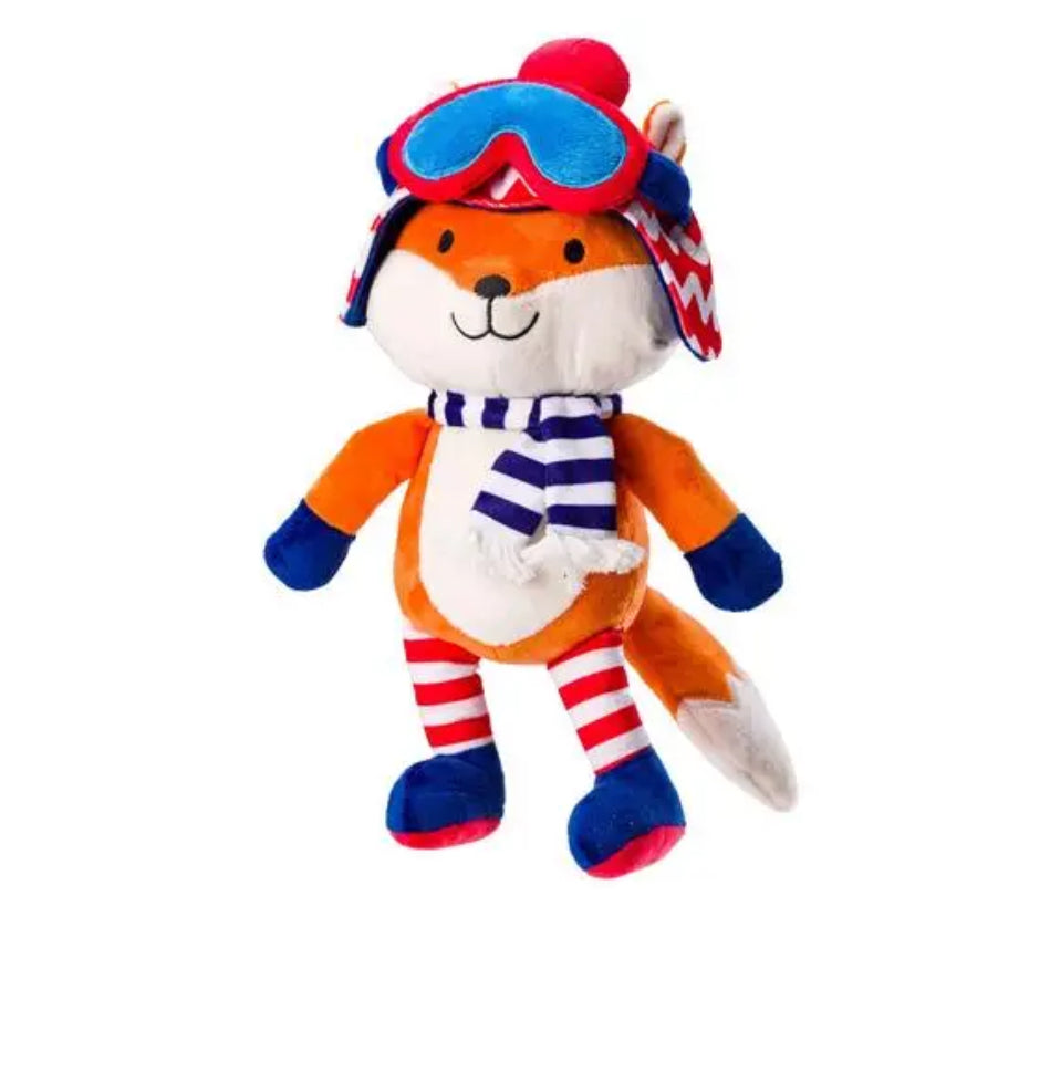Ski Fox Dog Toy