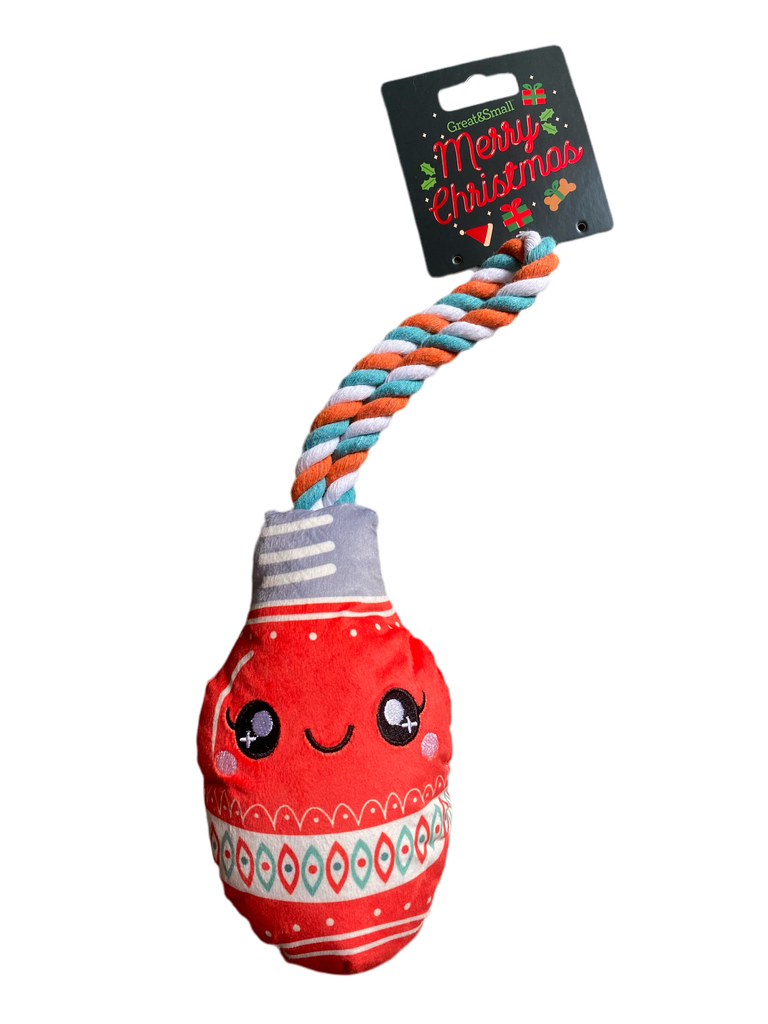 Christmas Holiday Light & Rope Toy - Red