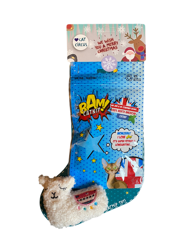 Bam! Catnip & Toy Stocking