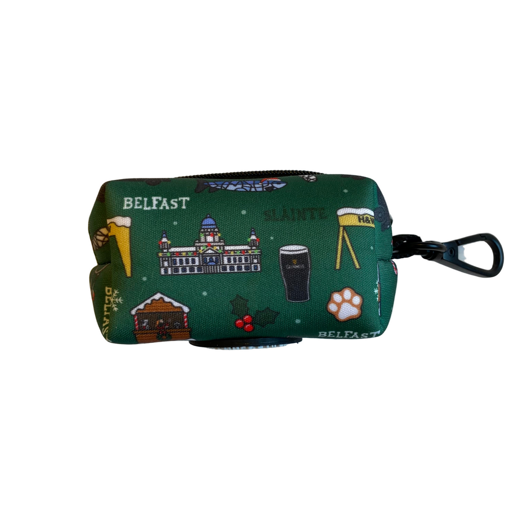 Murphy & Bailey Poo Bag Holder - Christmas in Belfast