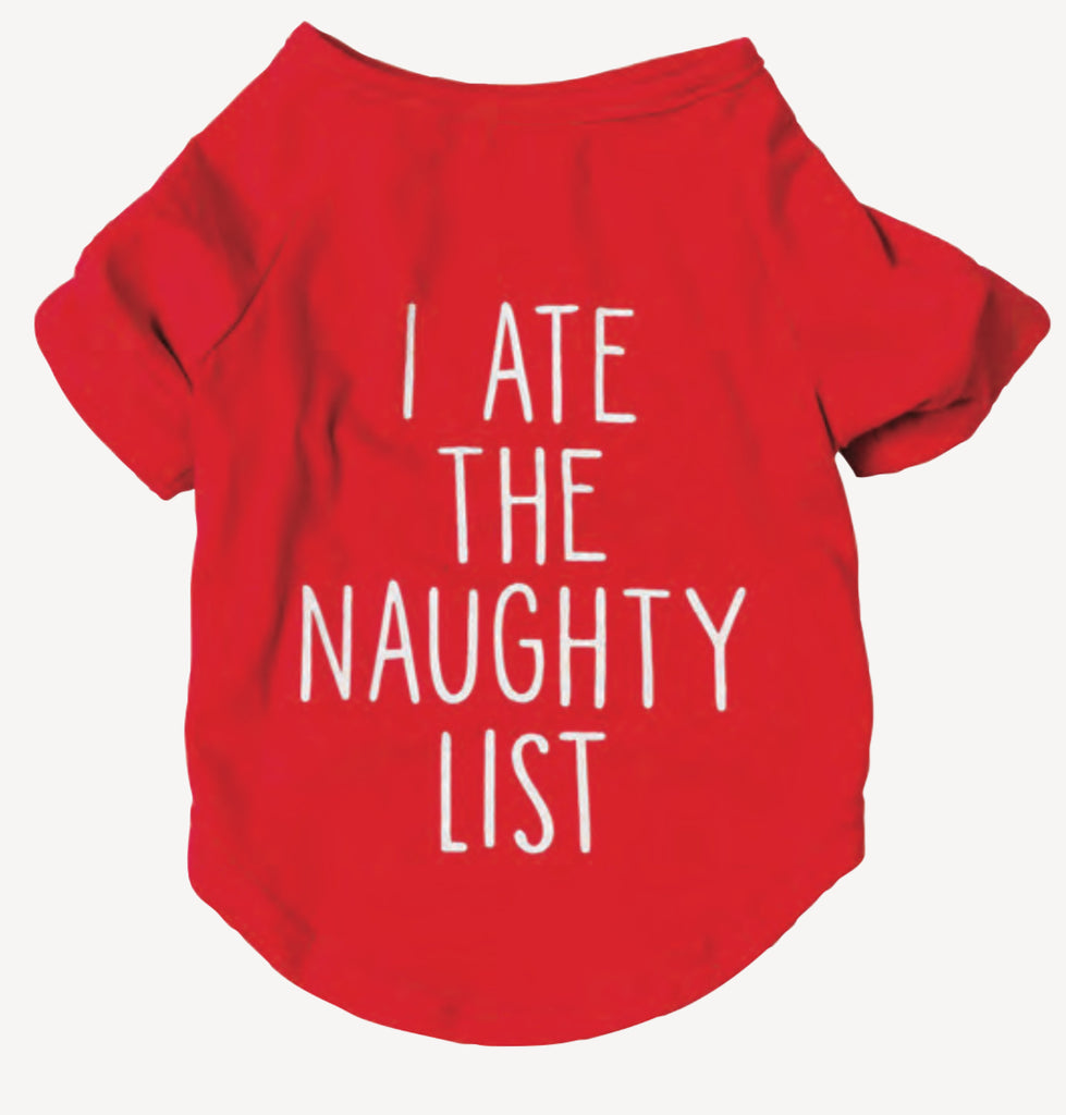 I ate the naughty list - Tee shirt