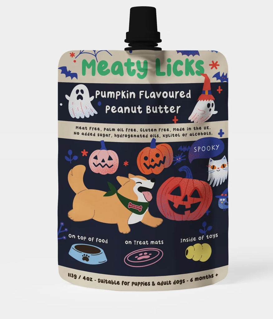 Meaty Licks - Pumpkin Flavoured Peanut Butter