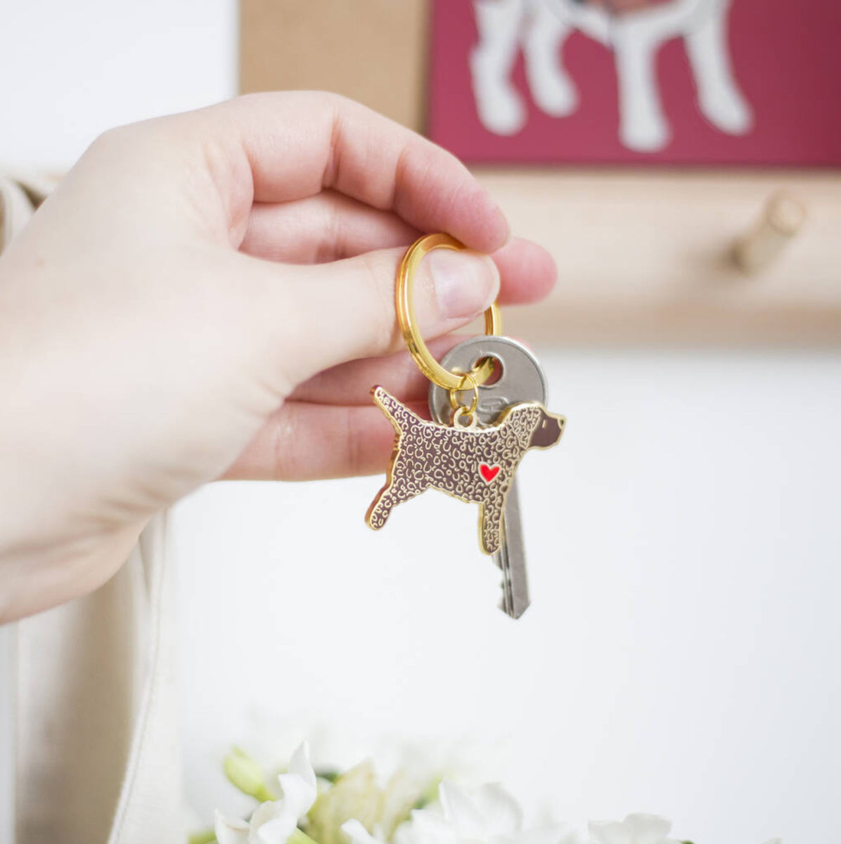 Enamel Cockapoo / Labradoodle Key Rings – Murphy & Bailey