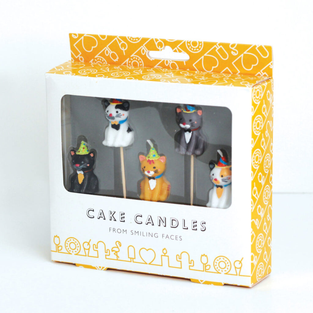 Smiling Faces Cake Candles