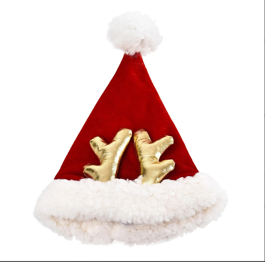 Santa Hat Antlers