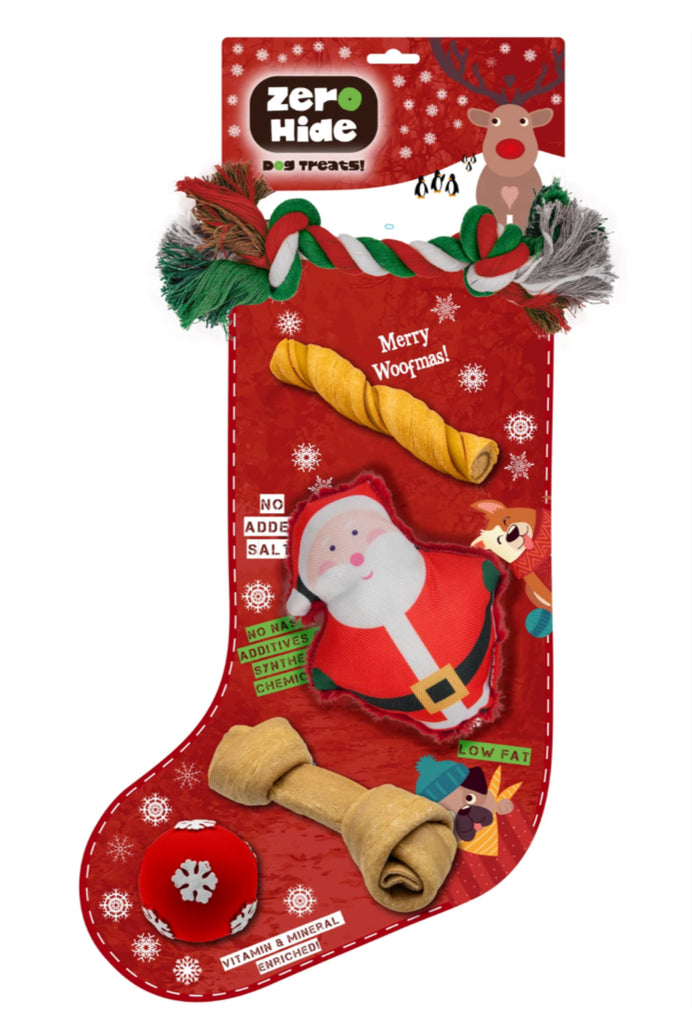 Jumbo XXL Zero Hide Meaty Christmas Stocking for Dogs