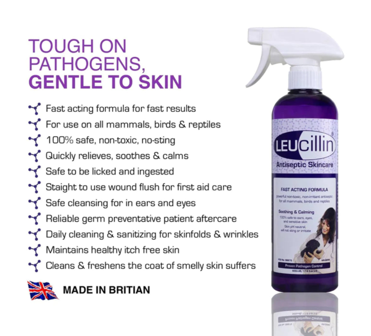 Leucillin Antiseptic Spray Antiseptic For Dogs Uk Leucillin