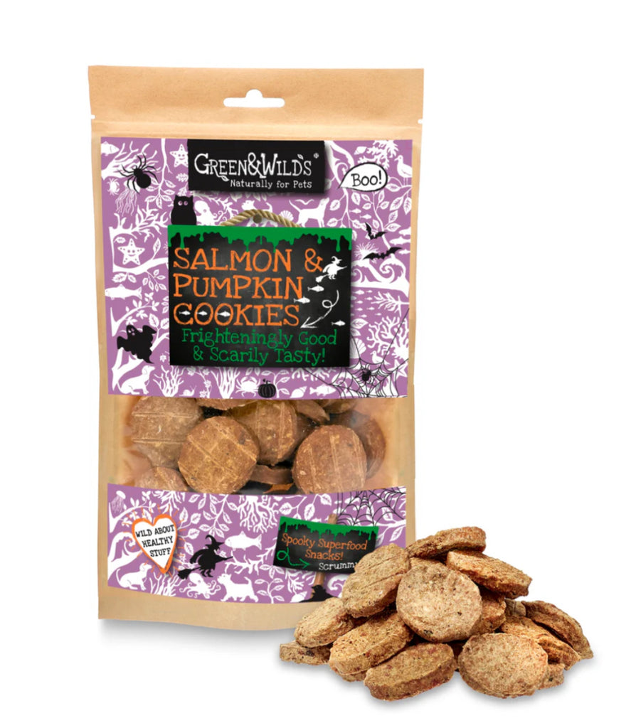 Salmon & Pumpkin Cookies - Green & Wild’s Halloween
