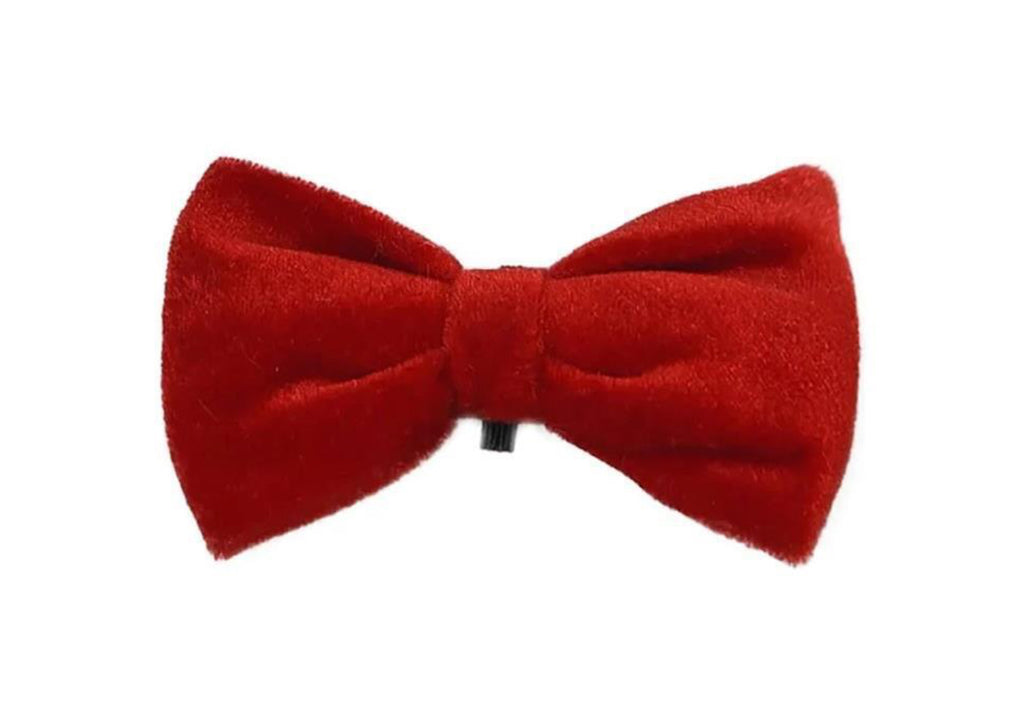 Red Velvet Christmas Bow Tie