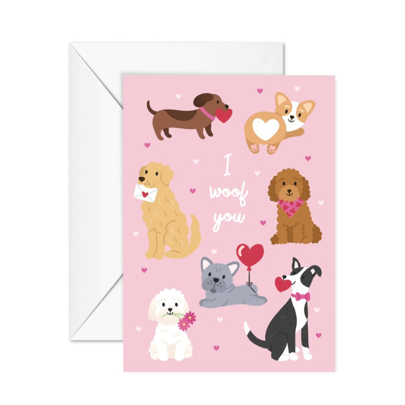 I Woof You Card