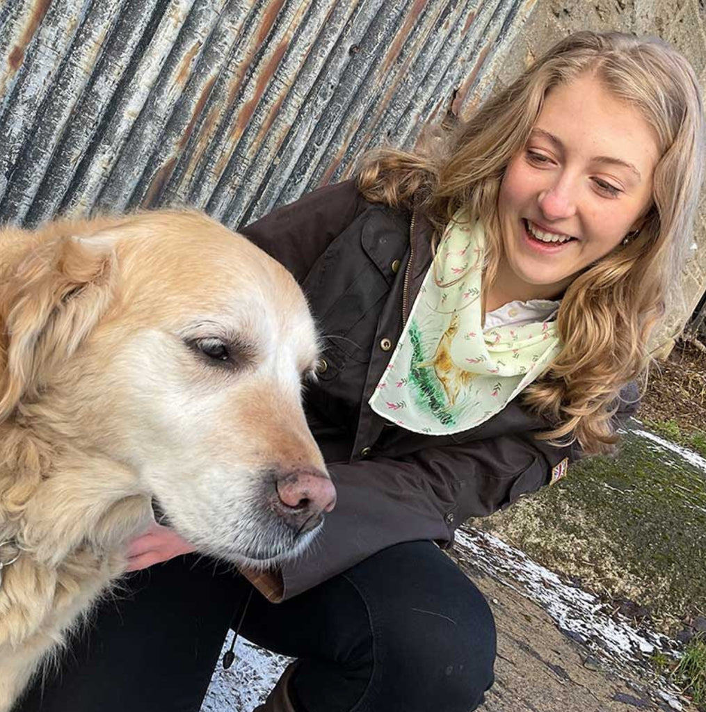 Alex Clark Gundogs Square Scarf