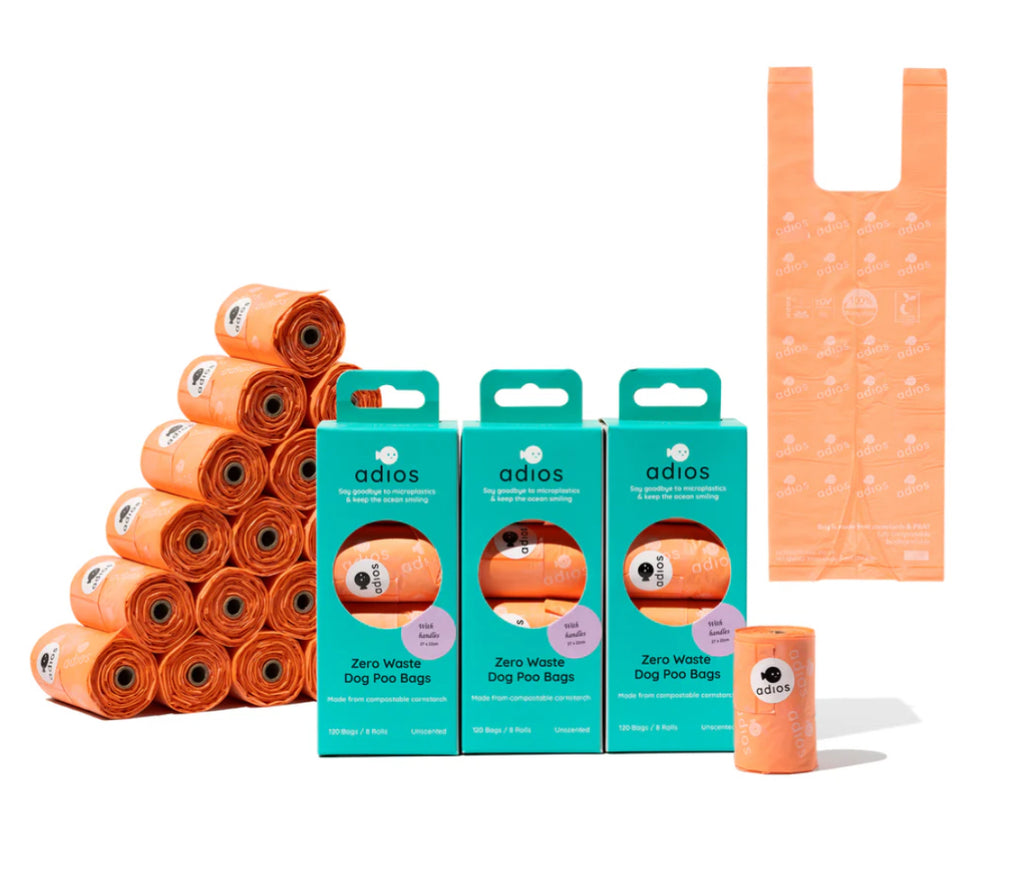 Adios Plastic Compostable Poo Bags