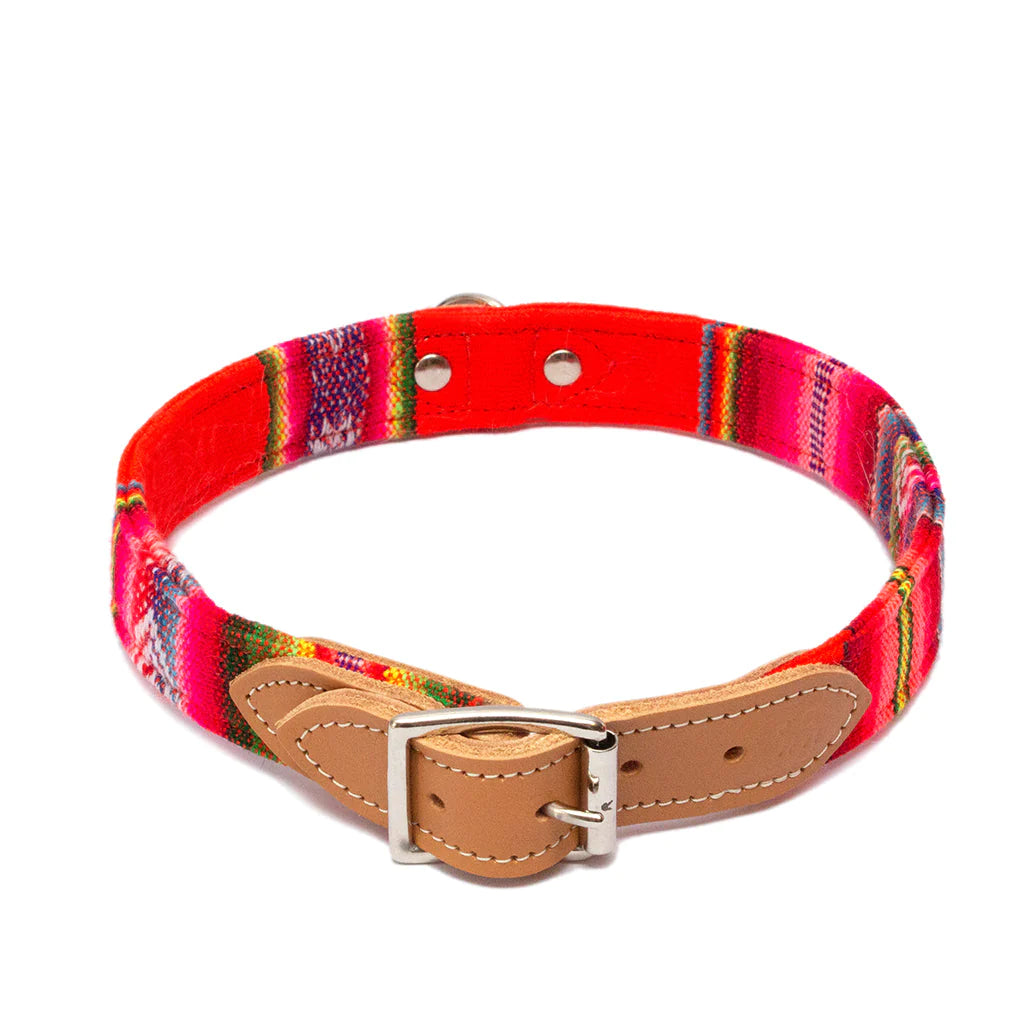 Hiro & Wolf - Orange Inca - Dog Collar