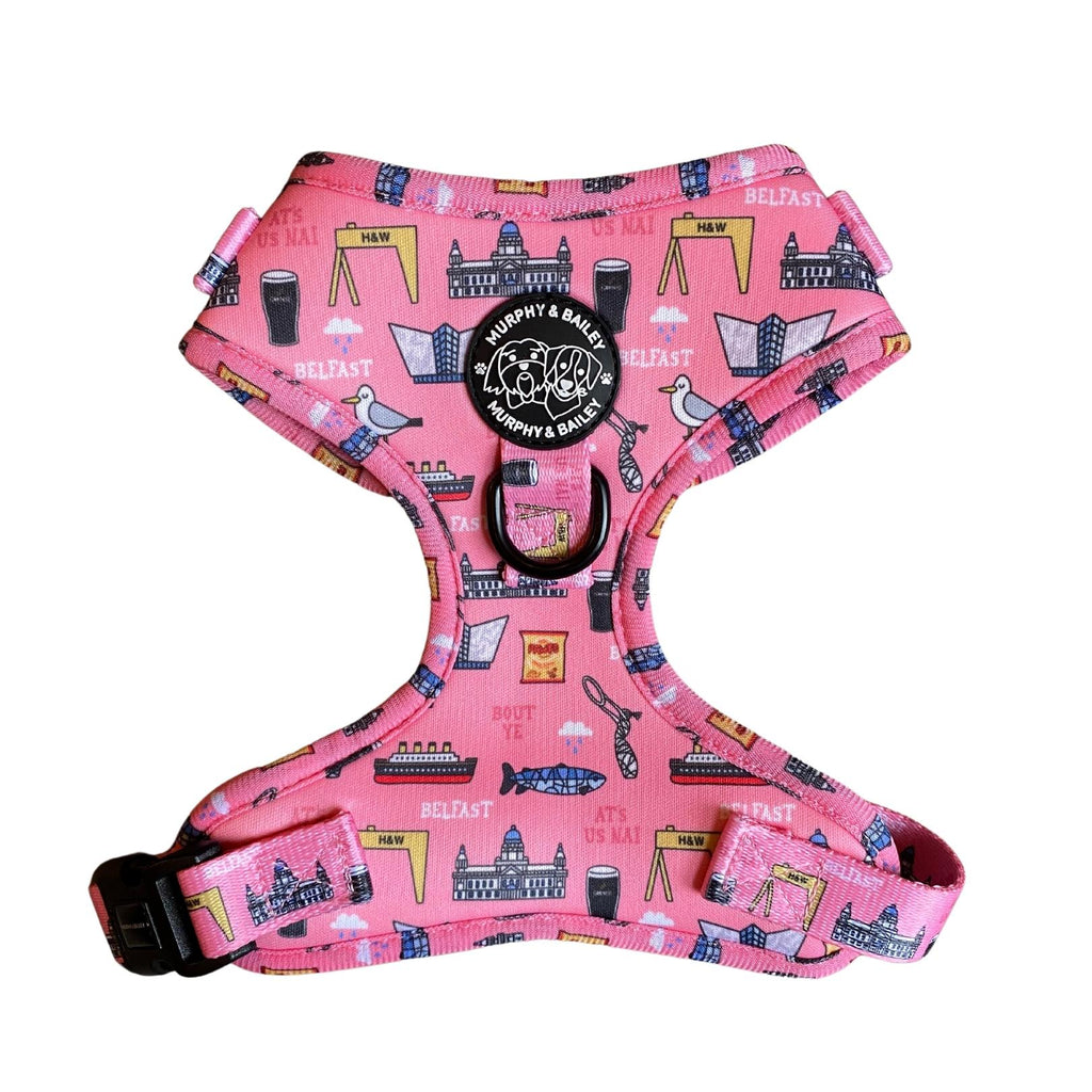 Murphy & Bailey Adjustable Harness - PINK - Mutts about Belfast