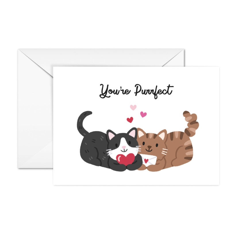 You’re Purrfect Cat Card