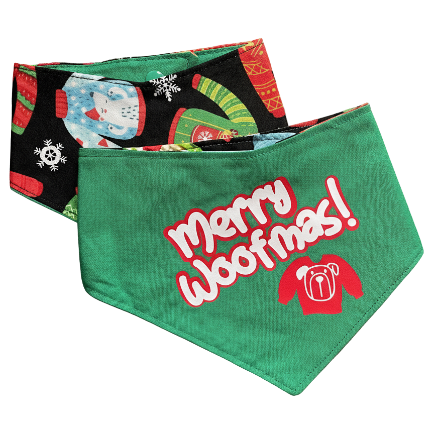 Merry Woofmas Christmas Bandana