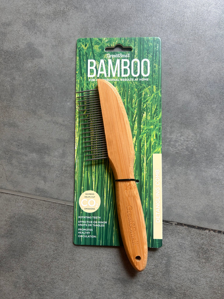 Great and Small Bamboo Detangling Comb