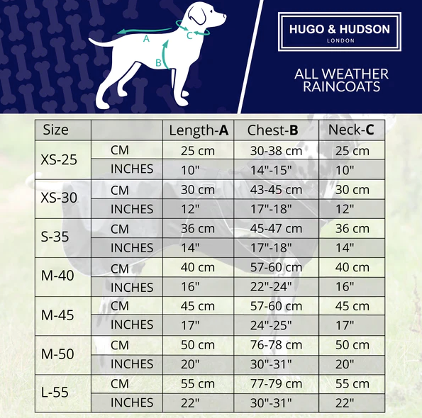 All-weather Dog Raincoat (H&H)