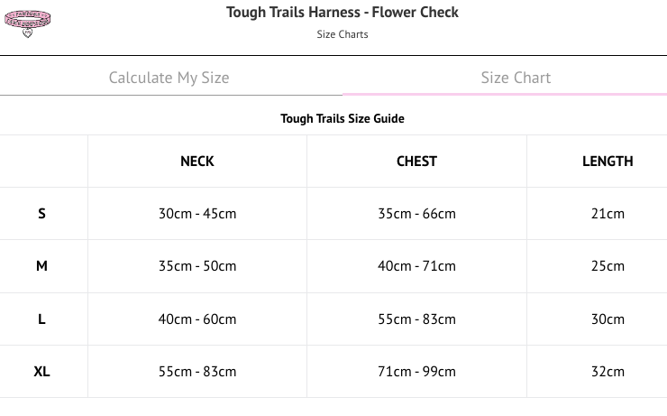 Tough Trails Harness -  Flower Check