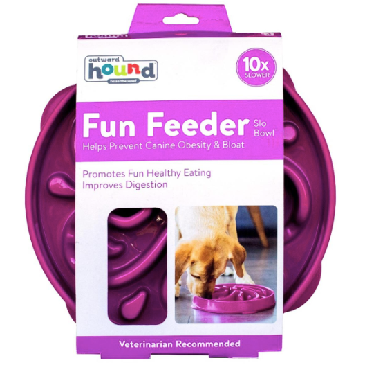 Outward hound fun sales feeder slow bowl