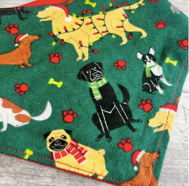Santa's Little Helper Adjustable Bandana