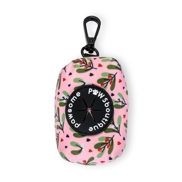Poo Bag Holder - Mistletoe Pink