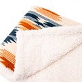 Aztec Print Sherpa Blanket