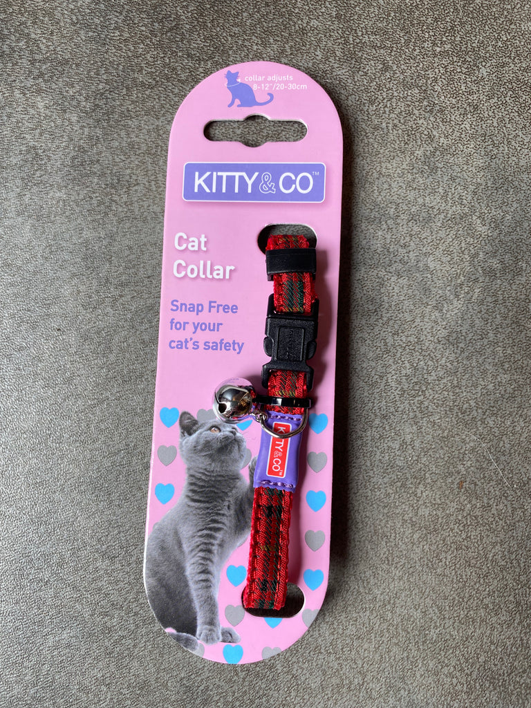 Kitty & Co Snap Free Cat Collar with Bell