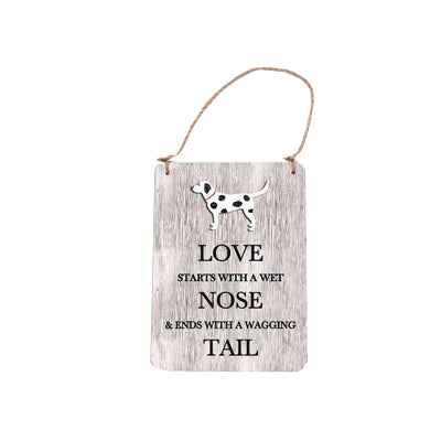Bailey & Friends Wooden Sign Decoration
