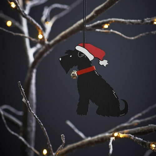 Christmas Decoration - Black Schnauzer