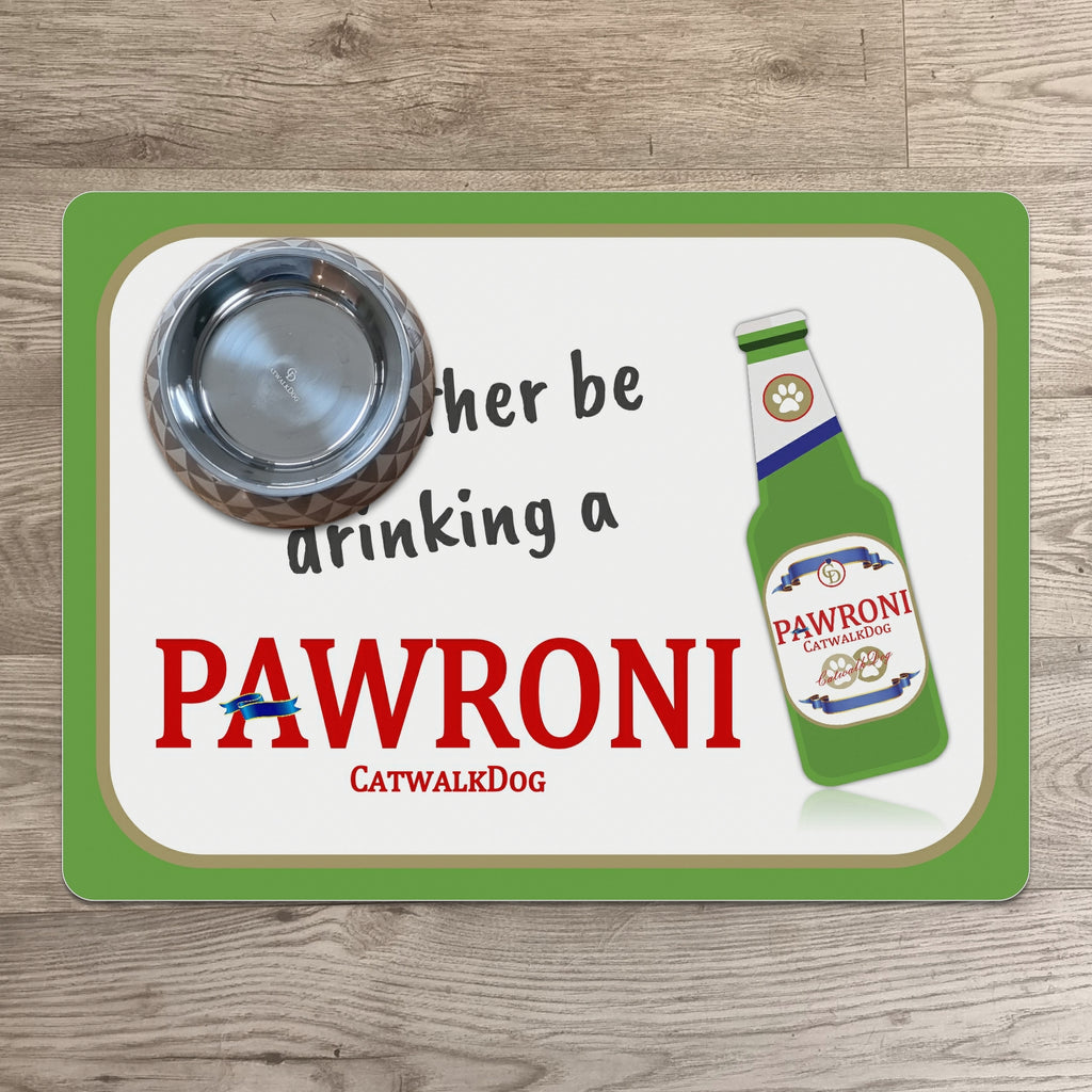 Catwalkdog Parody Pet Foodbowl Mats