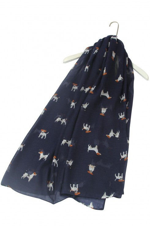 Jack Russell Terrier Design Scarf