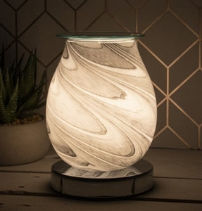 Marbled Glass Electric Aroma Wax Burner