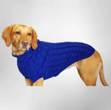 Cableknit Jumper (leg cuffs) by Canine & Co