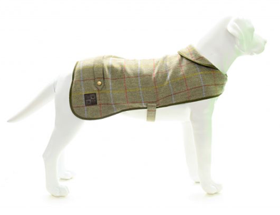 Tweed Dog Coat with Fleece