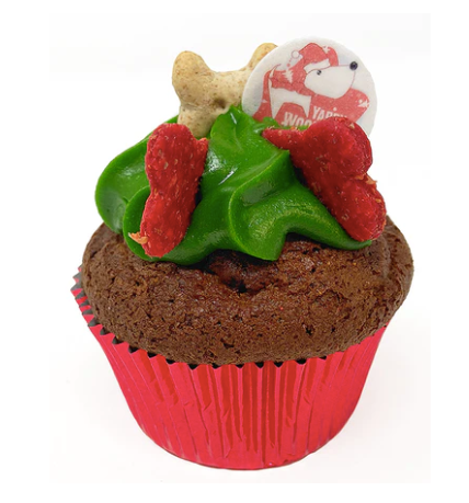 Yappy Woofmas Christmas Woofin Cupcake