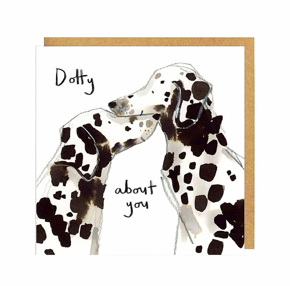 Greeting Card - Dotty about you