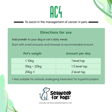 AC4 - to assist with Cancer management in pets