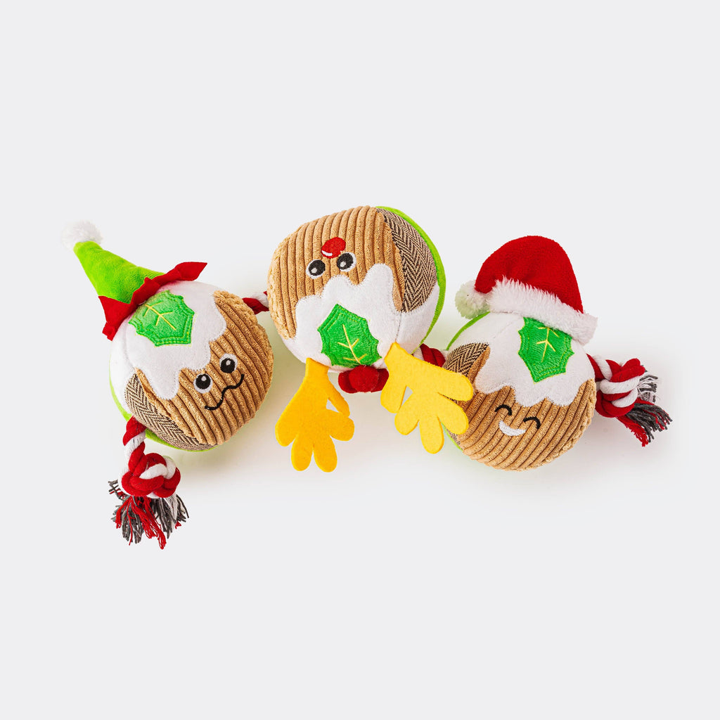 Christmas Pudding Rope Dog Toy